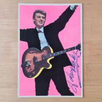 Johnny Hallyday Seltene Postkarte mit Originalanzug-Partikel 1960 Köln - Rodenkirchen Vorschau