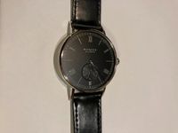 nomos ludwig automatik 40mm schwarzes blatt glasboden ungetragen Sachsen-Anhalt - Magdeburg Vorschau