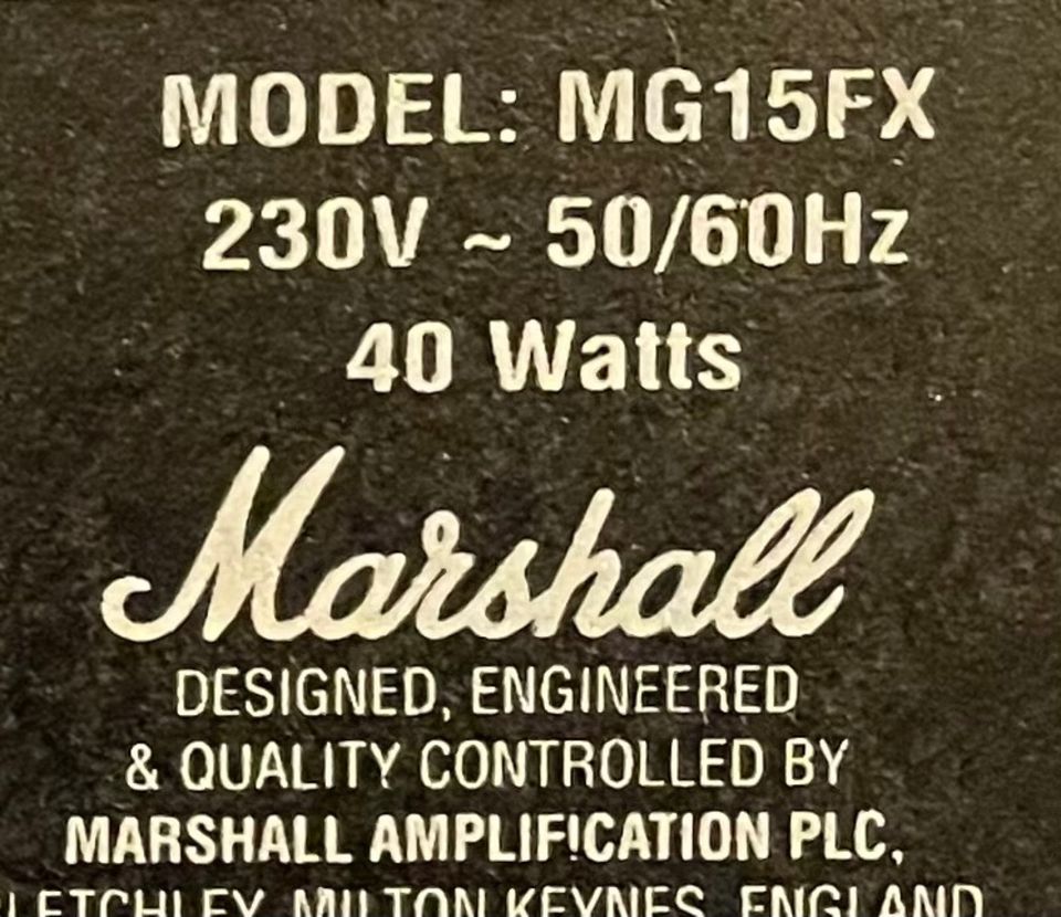 Marshall MG 15FX Amp Gitarrenverstärker in Düsseldorf
