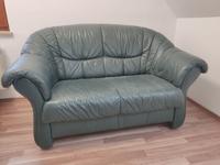 Echtleder Sofa 2er, Grün Bayern - Gremsdorf Vorschau