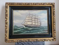 Ölgemälde Viermaster Segelschiff 69,5 x 88,5 cm Hansen - 350 €* Nordfriesland - Hattstedt Vorschau