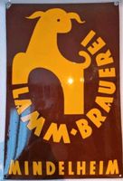 Lammbräu Mindelheim Emailschild Emailleschild Schild Brauerei Bayern - Mindelheim Vorschau