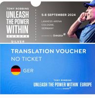 Tony Robbins Köln live UNLEASH THE POWER WITHIN EUROPE Hannover - Vahrenwald-List Vorschau