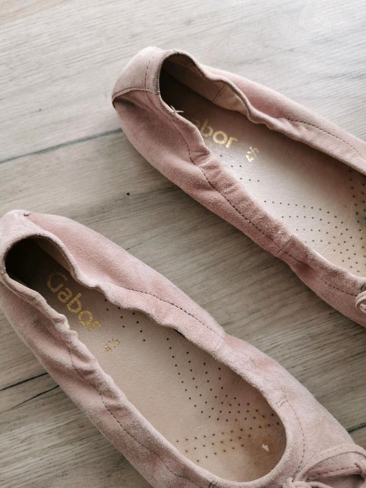 GABOR Ballerinas, Leder,Gr.37,5,altrosa in Wachtberg