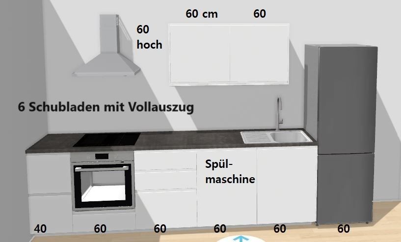 ✔️Aktion 1,5 J. Garantie☀️IDEA Ikea Küche Metod Stensund in Königswinter