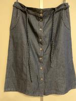 Rock Gr. 44 dunkelblau Jeansoptik Saarland - Homburg Vorschau