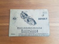 NSU 351OS/T Betriebsanleitung Vorkrieg Motorrad oldtimer original Hessen - Dreieich Vorschau