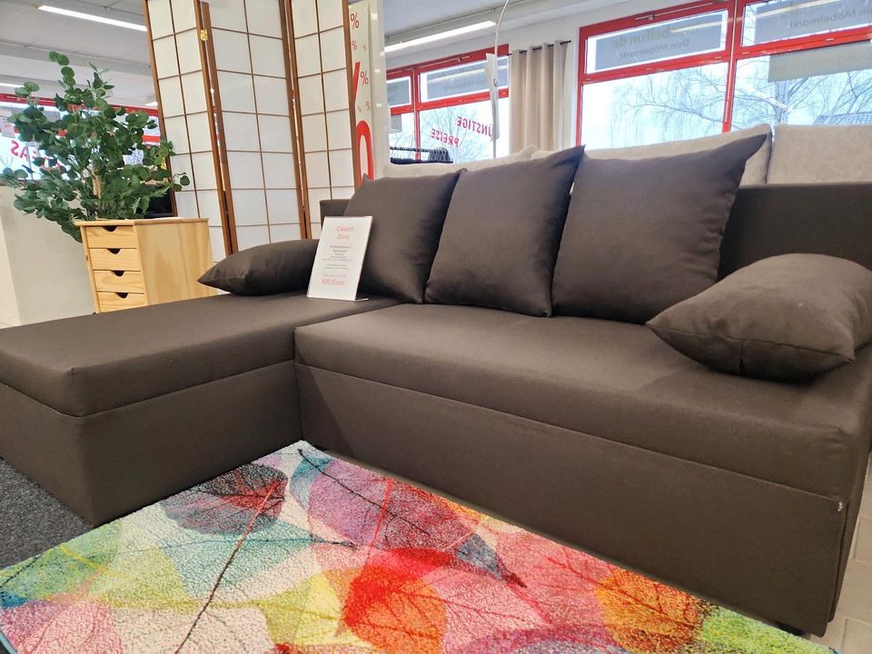 Neue Couch Ecksofa klein 206 x 146cm in Stollberg