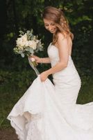 Brautkleid Meerjungfrauenstil Standesamtkleid 36 S Niedersachsen - Emstek Vorschau