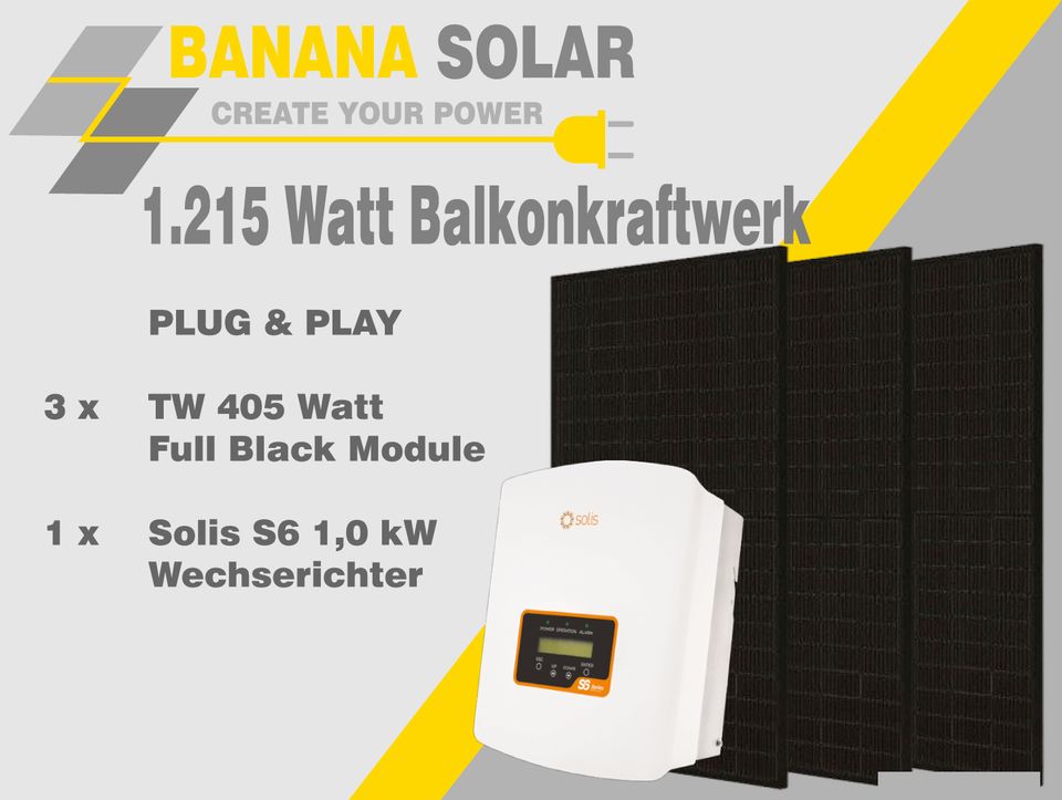 SOLIS Solar Wechselrichter 1,5kW Netzeinspeisung