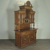 23835 Buffetschrank Schrank Gründerzeit 1890 Eiche Antik Niedersachsen - Nordhorn Vorschau