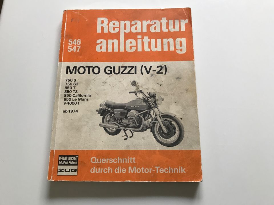 Reparaturanleitung Moto Guzzi V-2 in Wuppertal