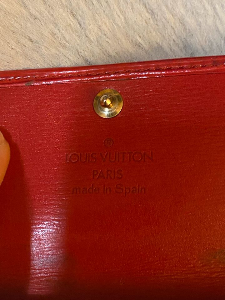 Louis Vuitton Tasche Schlüsseletui epi leather rot LV Vintage kle in Weilheim