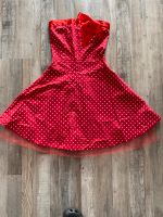 Rockabilly Kleid Größe S | 50er Jahre rot mit weißen Punkten Nordrhein-Westfalen - Ratingen Vorschau