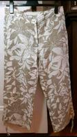 Damenhose,Marco Pecci,Gr.40,ca.7/8,100%Leinen,weiß/sand,1xgetrage Berlin - Zehlendorf Vorschau