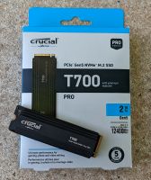 Crucial T700 SSD 2TB mit Kühlkörper und OVP Bayern - Kellmünz an der Iller Vorschau