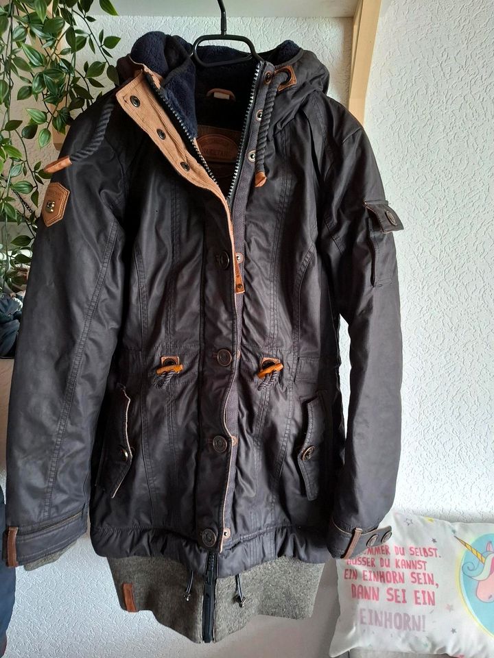 × Naketano Jacke langes Fädchen faules Mädchen M schwarz × in Westerburg