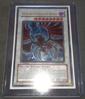 Yugioh Karte Schwarz geflügelter Drache Ultimate Rare 1. Auflage Bayern - Untersiemau Vorschau