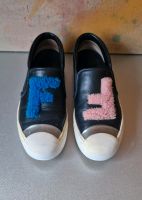 Fendi Sneaker, schwarzes Leder, rosa und blaues Fell, Gr 38 Nordrhein-Westfalen - Meerbusch Vorschau