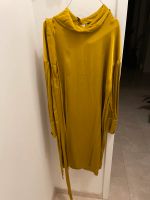 Zara Satin Kleid mit Gürtel S 36 senf gold olivengrün Berlin - Mitte Vorschau