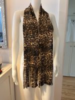 Schal Halstuch Animal Print Leo Muster Fransen leichter Strick Hamburg-Nord - Hamburg Winterhude Vorschau