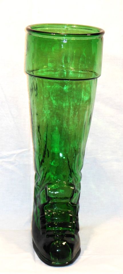 Großer Glasstiefel "Salamander / Lurchi" grün - Höhe 55cm in Waldshut-Tiengen