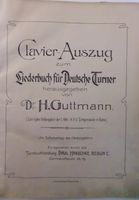 Clavier-Auszug zum Liederbuch für Deutsche Turner Nordrhein-Westfalen - Witten Vorschau