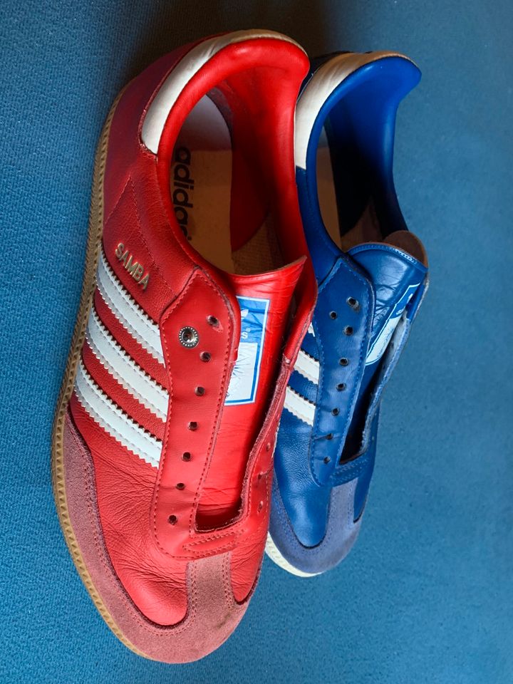 Adidas Samba 42 2/3 blau und rot getragen in Sachsen - Pirna | eBay  Kleinanzeigen ist jetzt Kleinanzeigen