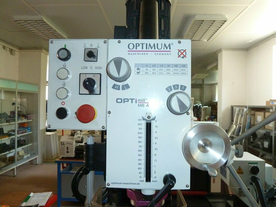 Bohr- und Fräsmaschine Optimum MB 4, Fräse in Falkenberg