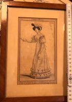 Kolorierter Stich - Costume Parisien 1822 - Biedermeier Mode , Bremen - Schwachhausen Vorschau