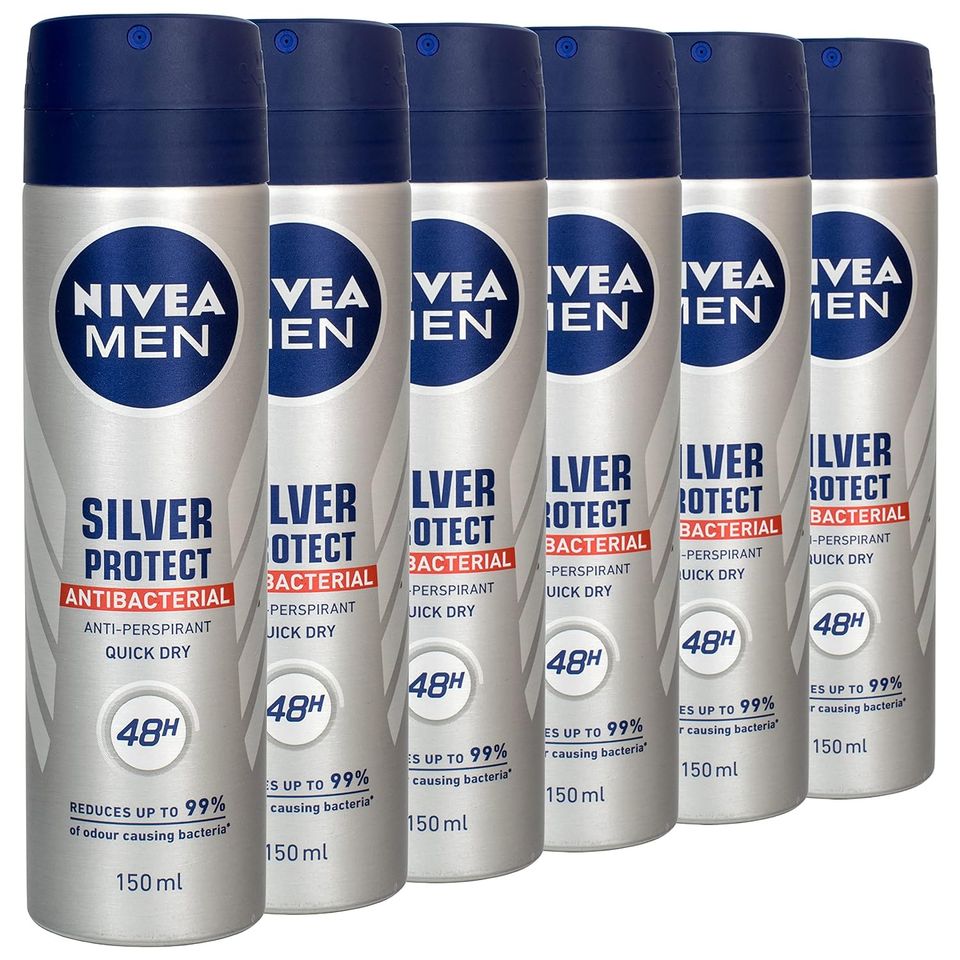 6x Nivea Men - Silver Protect - 150ml in Frankfurt am Main