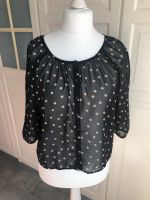 H&M Bluse transparent Punkte Polka Dot schwarz beige XS wie NEU Hessen - Oberursel (Taunus) Vorschau