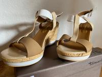 Tamaris Damen-Sandalette, Cream Comb, Größe 40 Nordrhein-Westfalen - Mettmann Vorschau