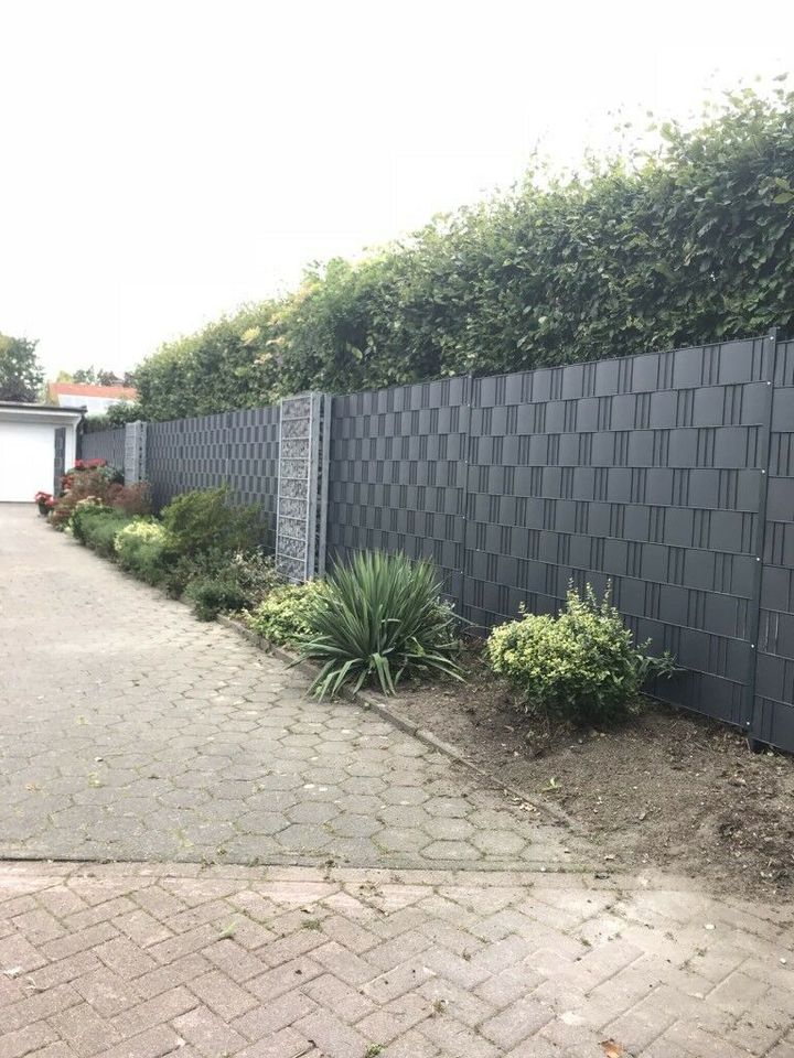 Doppelstabmatten Zaun Tore Gabionen Sichtschutzstreifen in Bad Bentheim