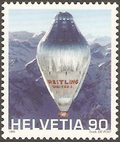 Schweiz 1680 + FDC Luftfahrt Erdumrundung Gas-Heißluftballon AERO Nordrhein-Westfalen - Kamen Vorschau