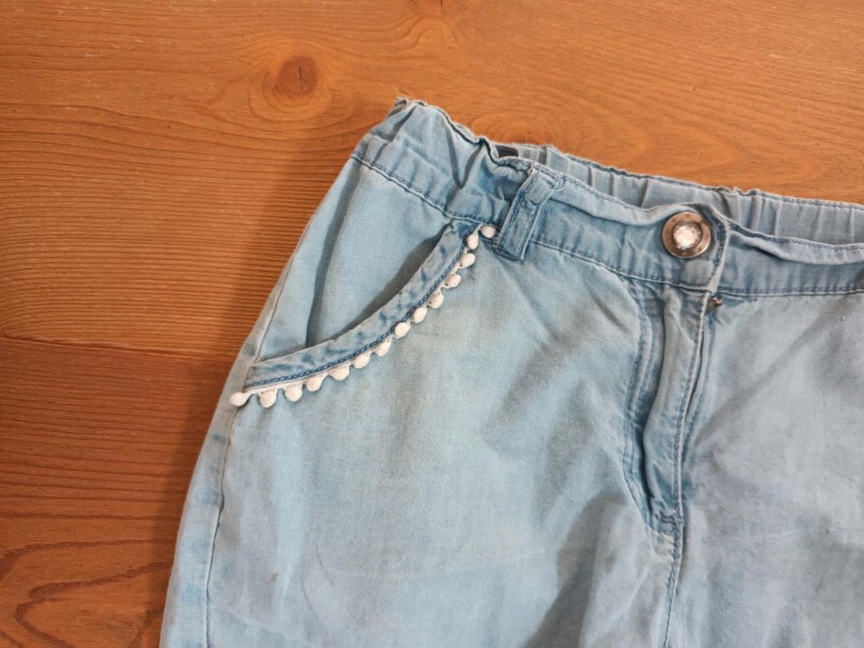 Jeans Shorts 122/128 Topolino kurze Hose in Halle