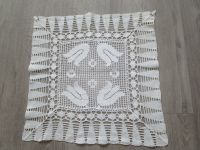 Deckchen Handarbeit Baumwolle Wollweiss 46 x 46 cm Nr. 9 Nordrhein-Westfalen - Castrop-Rauxel Vorschau