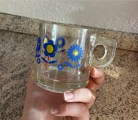 60er 70er Retro Vintage Teeglas Blumen Niedersachsen - Braunschweig Vorschau