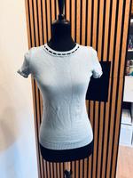 ✨ Damen T-Shirt hellblau mit Zierband | S ✨ Rheinland-Pfalz - Steiningen Vorschau