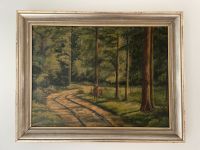 Öl Gemälde von Herbert Schramm 1907 1955 antik Rarität Wald groß Rheinland-Pfalz - Bad Dürkheim Vorschau