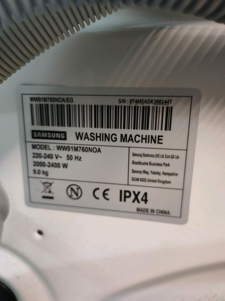 Waschmaschine von Samsung QuickDrive 9KG in Bruchsal