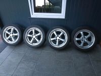 4×Alufelgen 7,5×17 ET35 LK5×100 Sommerreifen 225/45R17 91Y Niedersachsen - Werlte  Vorschau