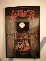 Slayer Schallplatte "show no mercy" mit Poster im Bilderrahmen Baden-Württemberg - Oberstenfeld Vorschau