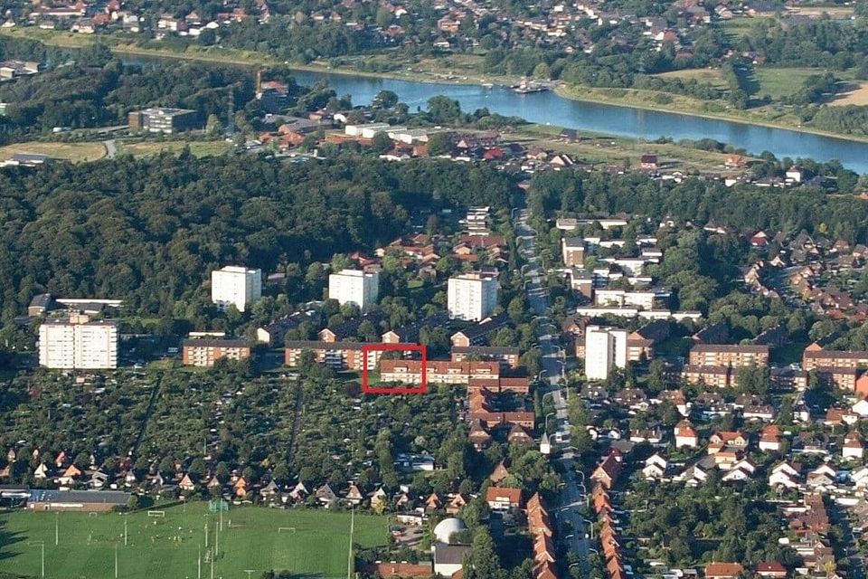 Herrlicher Ausblick über Schrebergärten inklusive in Rendsburg