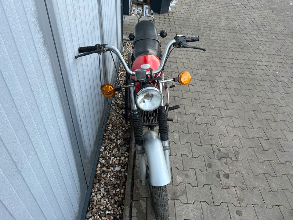 Simson S51 Enduro fahrbereit 4-Gang 1990 Moped Mofa Roller IFA in Osterweddingen