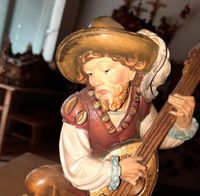 Musiker Lautenspieler Holzfigur holzgeschnitzt Bayern - Gachenbach Vorschau