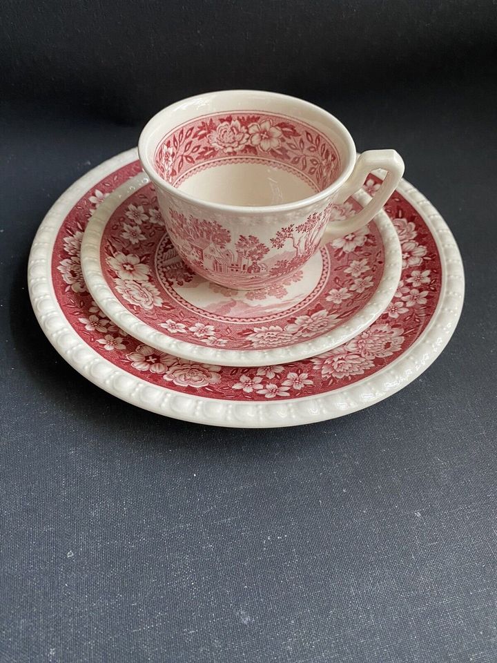 Villeroy & Boch Rusticana Rot Kaffeegedeck- 3tlg Tasse Untertasse in Köln