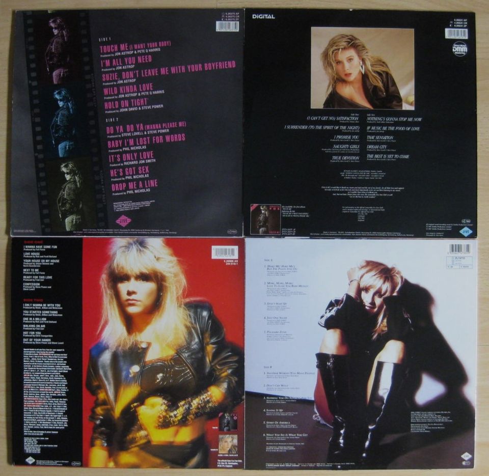 Samantha Fox  Vinyl Lp Schallplatten Disco Pop 1980/90er in Hennigsdorf