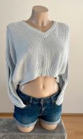 BRANDY MELVILLE PULLOVER hellblau y2k vintage retro Pulli Langarm Baden-Württemberg - Aichtal Vorschau