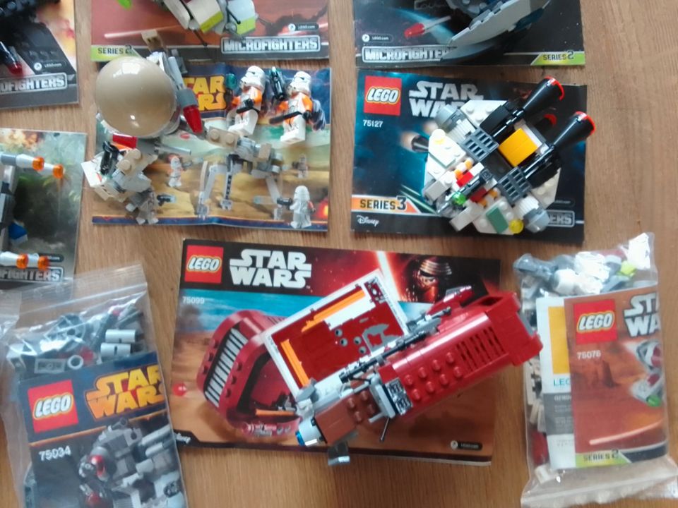 viele Lego Star Wars Micro Fighters  Modell 75034   75037 in Fehmarn